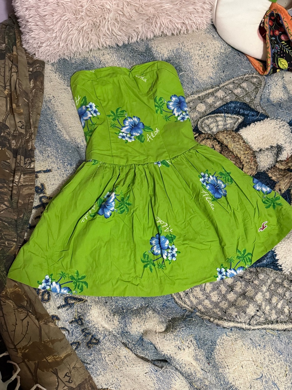 Y2K Hollister Strapless Dress